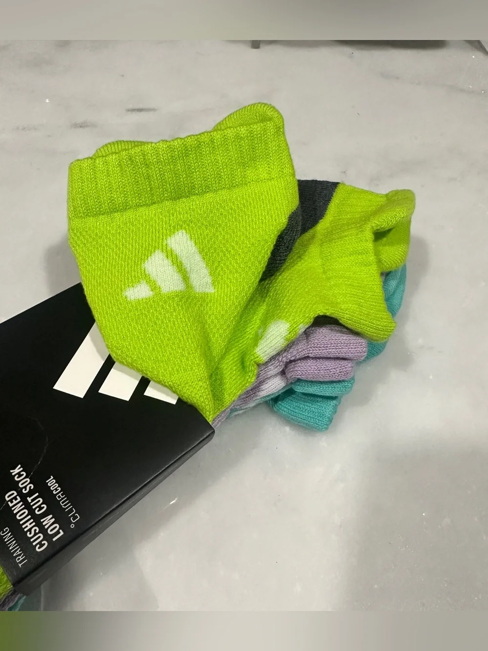 Adidas Cushioned Low Cut Training Socks – 3 Pack – Size XL Adult Size UNISEX